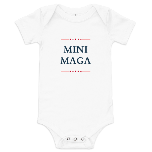 Mini MAGA | Pro-Trump Baby Onesie by Lil' Patritots