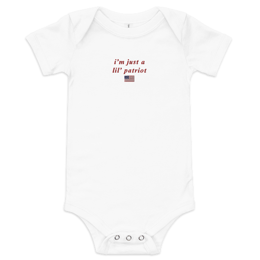 I'm Just A Lil' Patriot Baby Onesie | Lil' Patritots