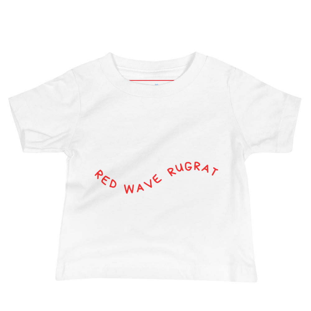 Red Wave Rugrat | Conservative Baby T-Shirt by Lil' Patritots