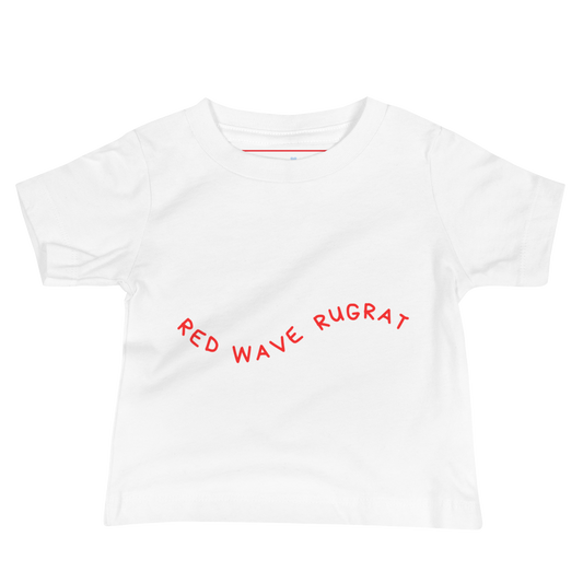 Red Wave Rugrat | Conservative Baby T-Shirt by Lil' Patritots