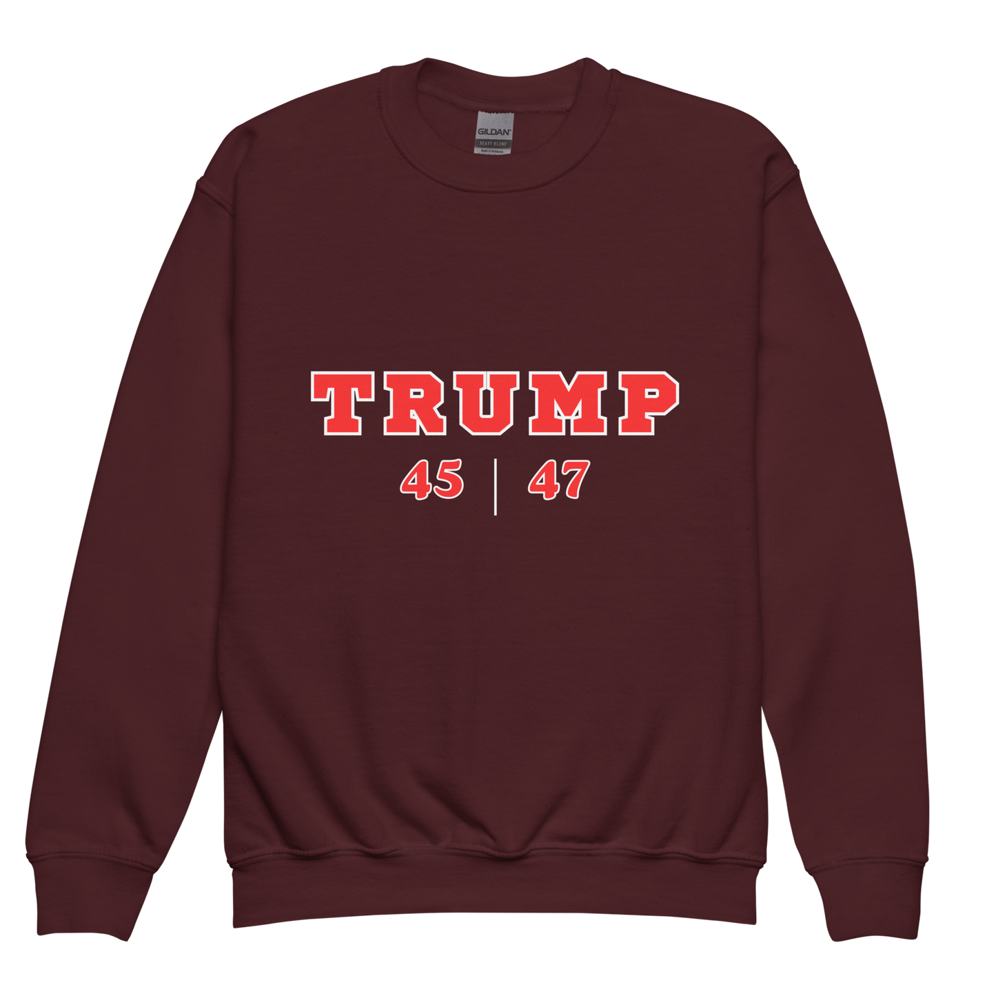 TRUMP Youth Crewneck Sweatshirt | Pro-Trump Kids' Apparel by Lil' Patritots