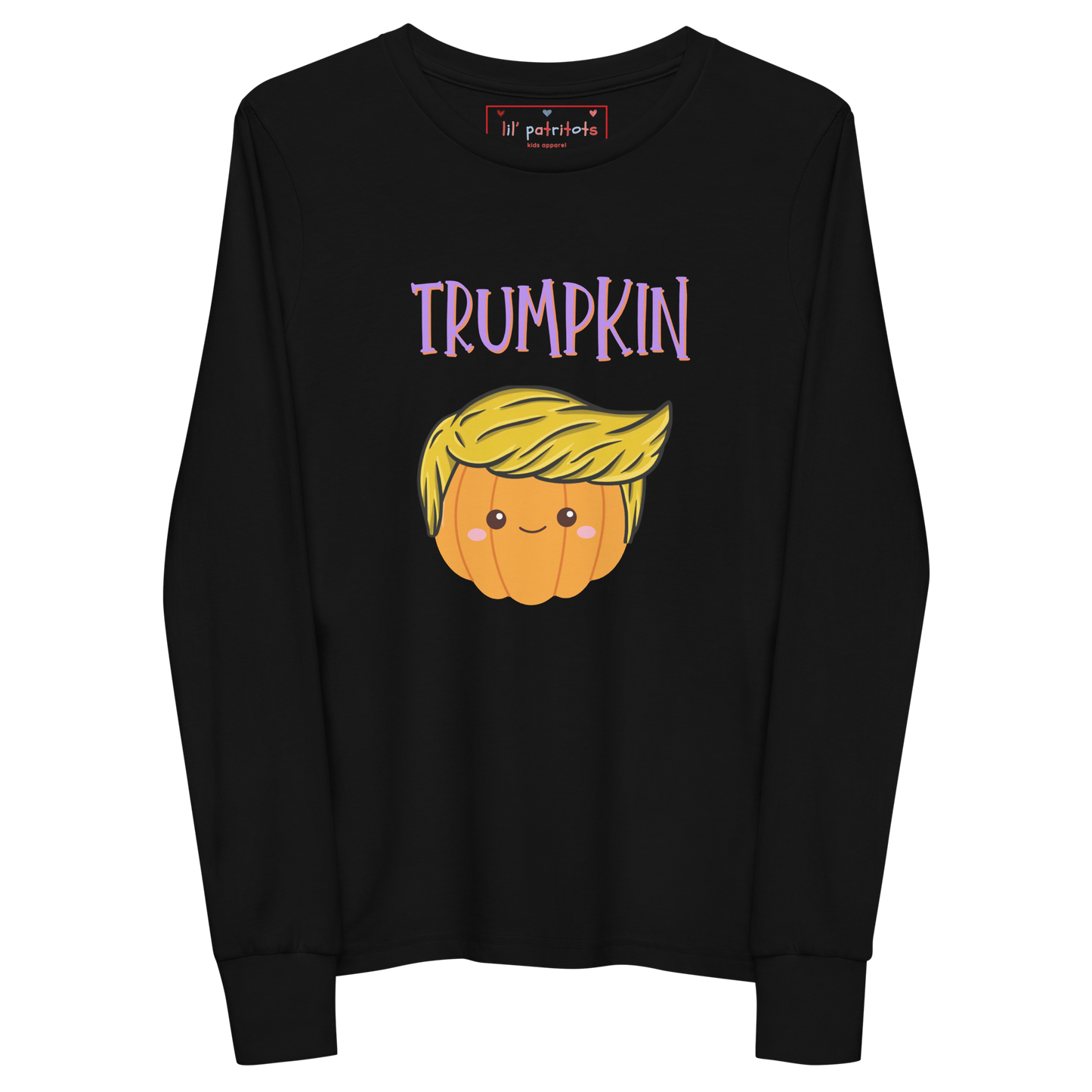 Trumpkin Youth Long Sleeve Shirt | Pro-Trump Kids' Apparel by Lil' Patritots